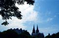 August: Kölner Dom mit Museum Ludwig