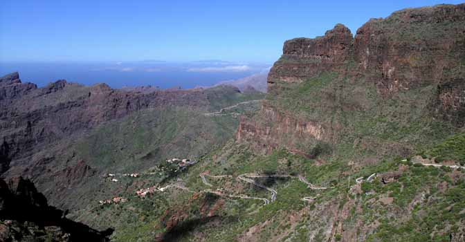 Februar: Das Bergdorf Masca im Nordwesten von Teneriffa