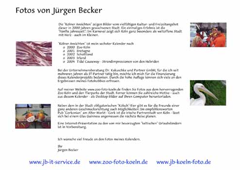 Informationen zum Fotografen Jürgen Becker