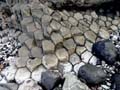 Basaltfelsen unterhalb des Ferienhauses auf Teneriffa. Da fühlt sich der Irland-Fan doch fast wie am "Giant's Causeway".