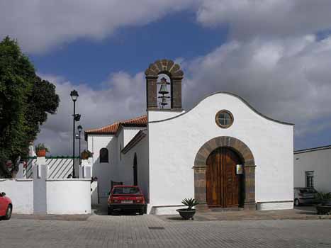 Kirche im gut erhaltenen Dorf Arico el Nuevo